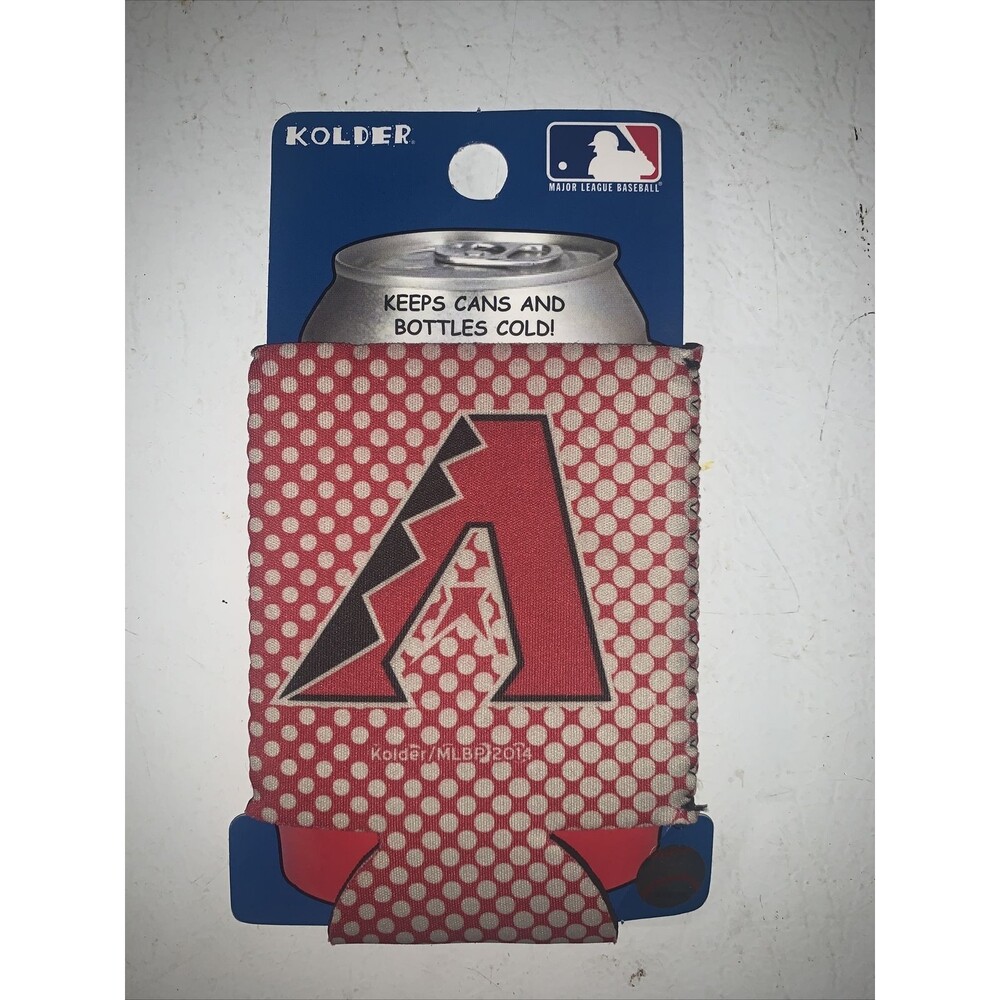 ARIZONA DIAMONDBACKS MLB BASEBALL CAN COOLER COLLAPSIBLE INSULATED BOTTLE HOLDER